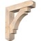 Ekena Millwork Merced Craftsman Smooth Bracket w/ Offset Brace, Douglas Fir, 7 1/2"W x 34"D x 34"H BKT0806X34X34MRC04SDF - alternate 1
